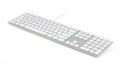 Matias RGB Backlit Wired Aluminum keyboard voor PC Blac/Aluminum