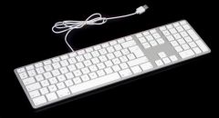Matias Wired Aluminum Keyboard for Mac DE-Silver