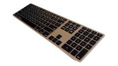 Matias Wireless Aluminum Keyboard - Gold-US