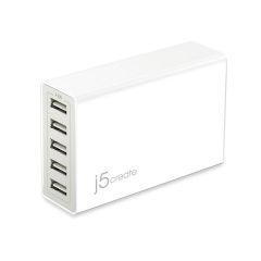j5create’s 40W 5-poort USB Super Charger 